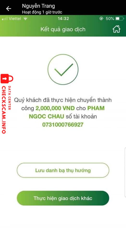 Preuves contre Pham Ngoc Chau
