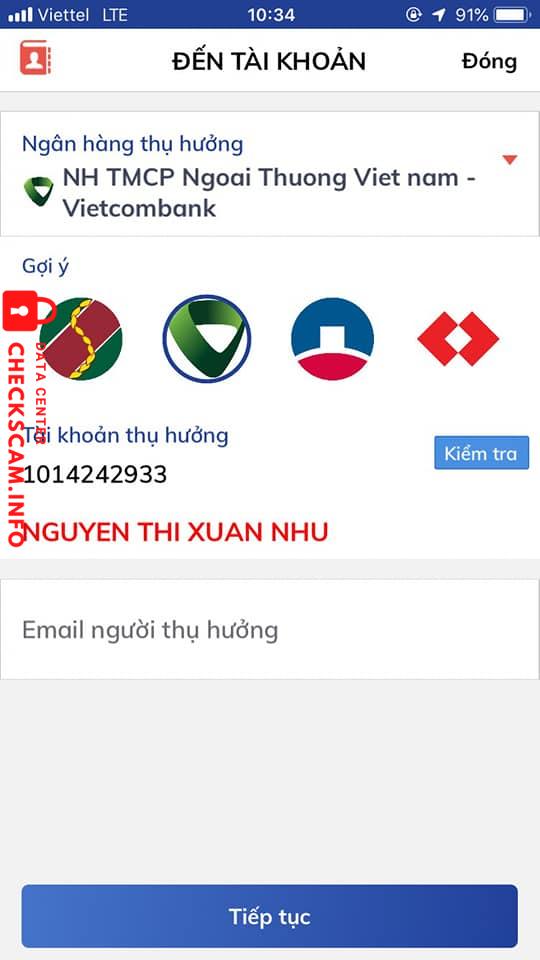 Preuves contre Nguyen Thi Xuan Nhu