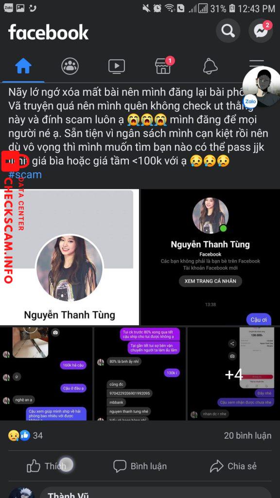 Preuves contre Nguyen Thanh Tung