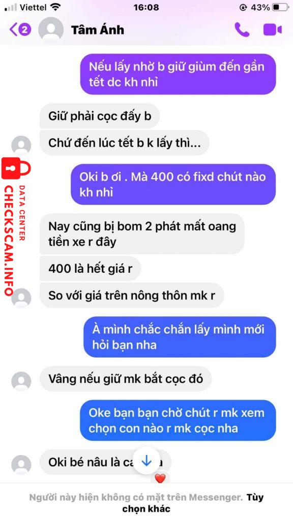 Preuves contre Thao Thi Truc Linh