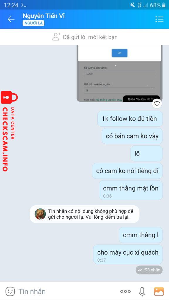 Preuves contre Nguyen Tien Vi