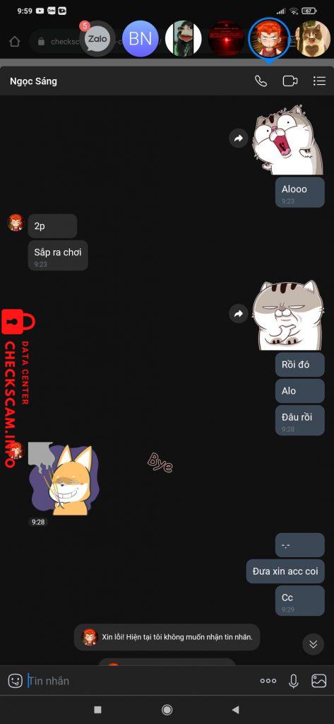 Preuves contre Lê Ngọc Sáng