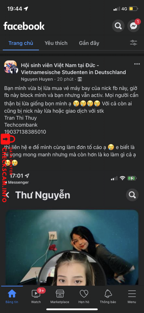 Preuves contre Tran Thi Thuy