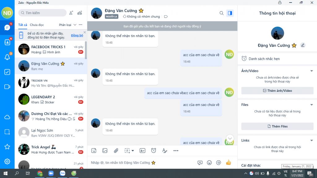 Preuves contre Đặng Văn Cường