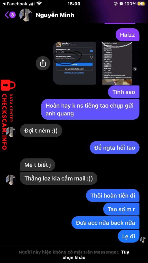 Preuves contre Nguyễn Đức Thống