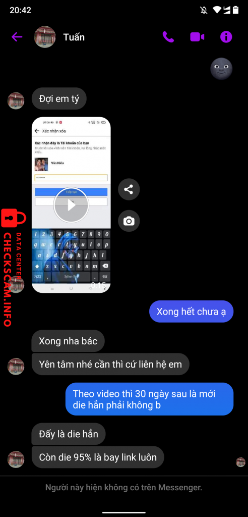 Preuves contre Trương Văn Tuấn