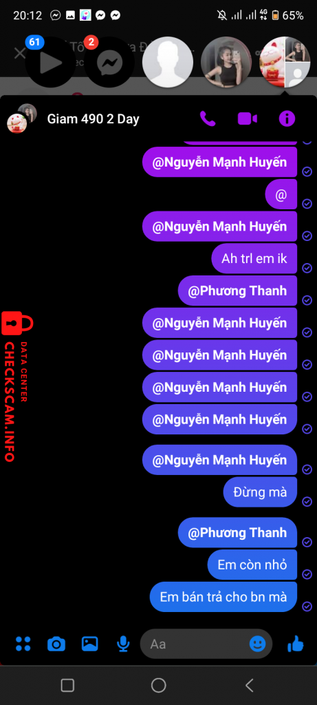 Preuves contre Nguyễn Mạnh Huyền