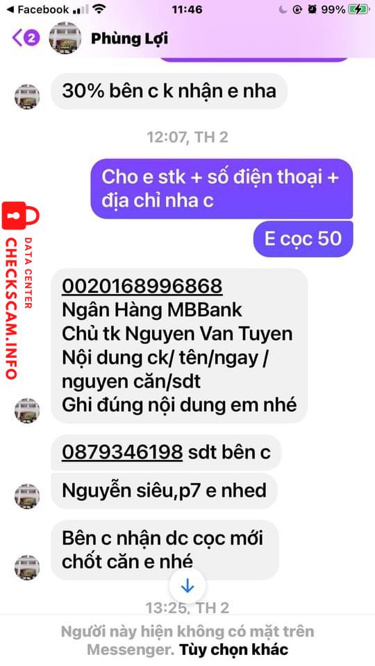 Preuves contre Nguyen Van Tuyen