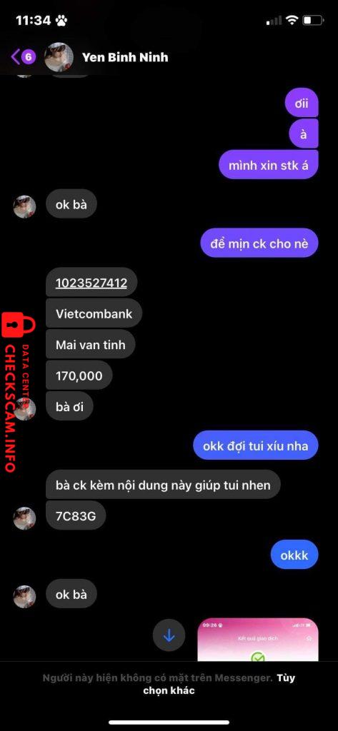 Preuves contre Mai Van Tinh
