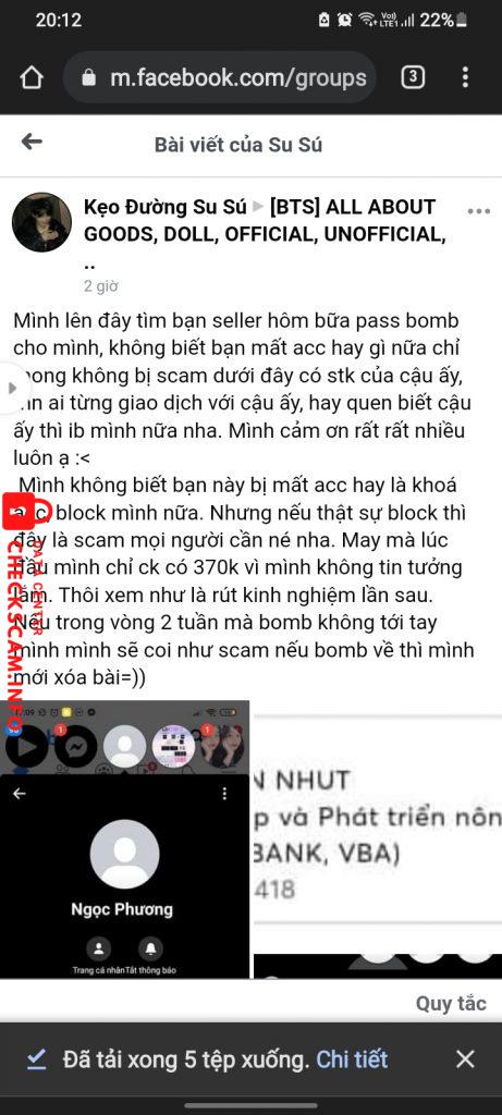Preuves contre Duong Van Nhut
