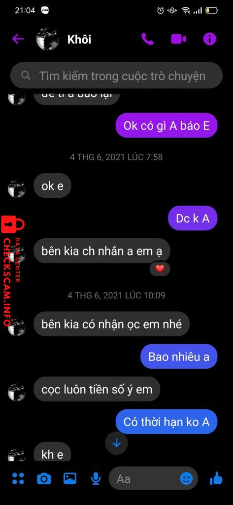 Preuves contre Luong Tuan Khoi