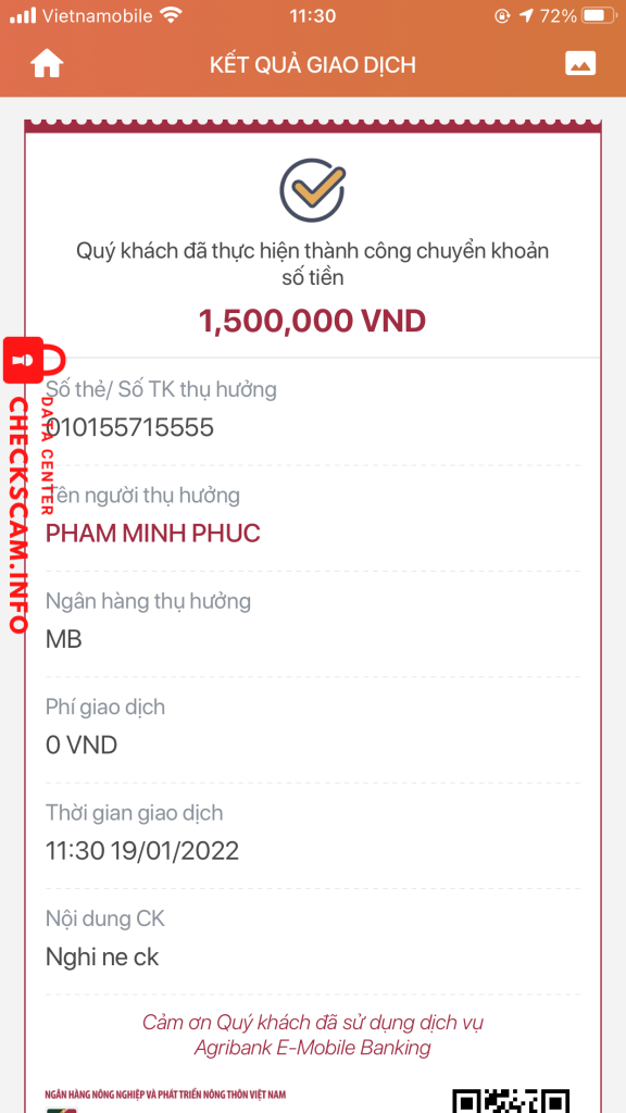 Preuves contre Pham Minh Phuc