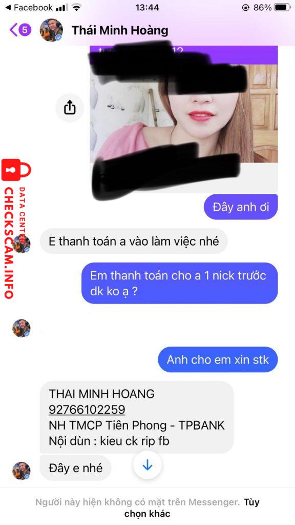 Preuves contre Thai Minh Hoang