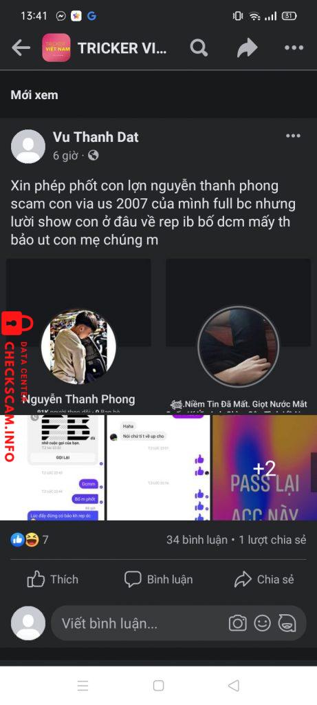 Preuves contre Nguyễn Thanh Phong