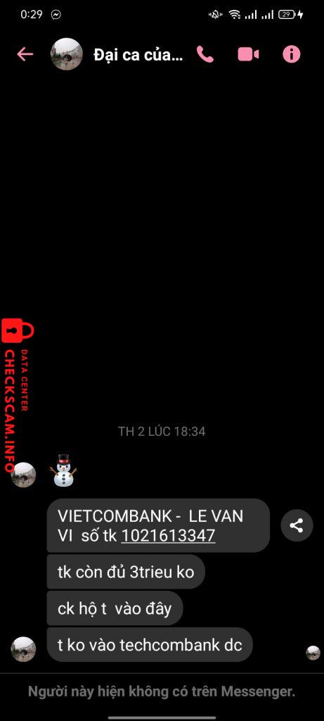 Preuves contre Vũ Thị Phượng