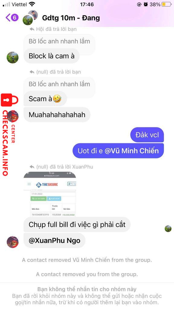 Preuves contre Ngo Xuan Phu