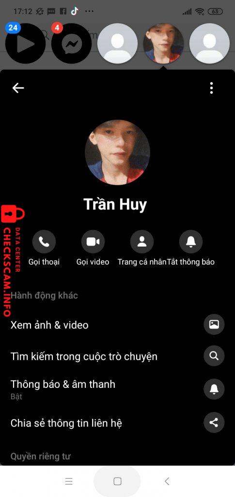 Preuves contre Trần Huy