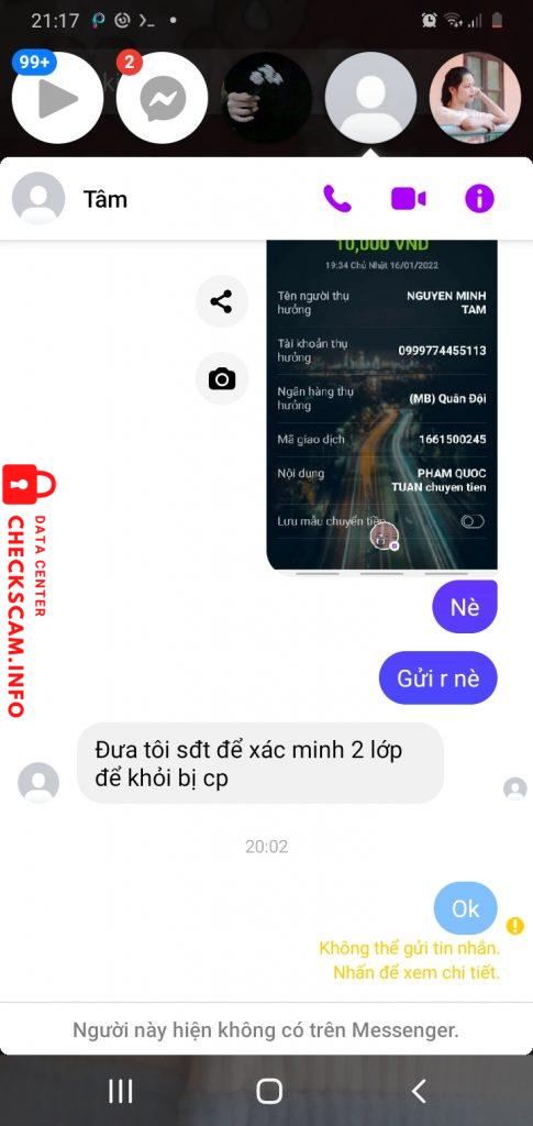 Preuves contre Nguyen Minh Tâm
