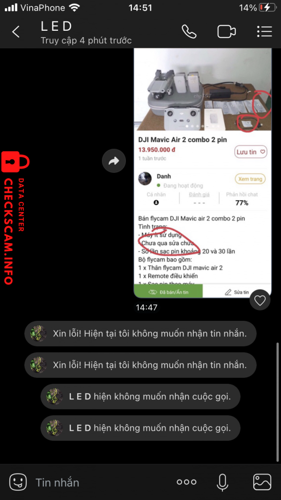 Preuves contre Lê Công Danh