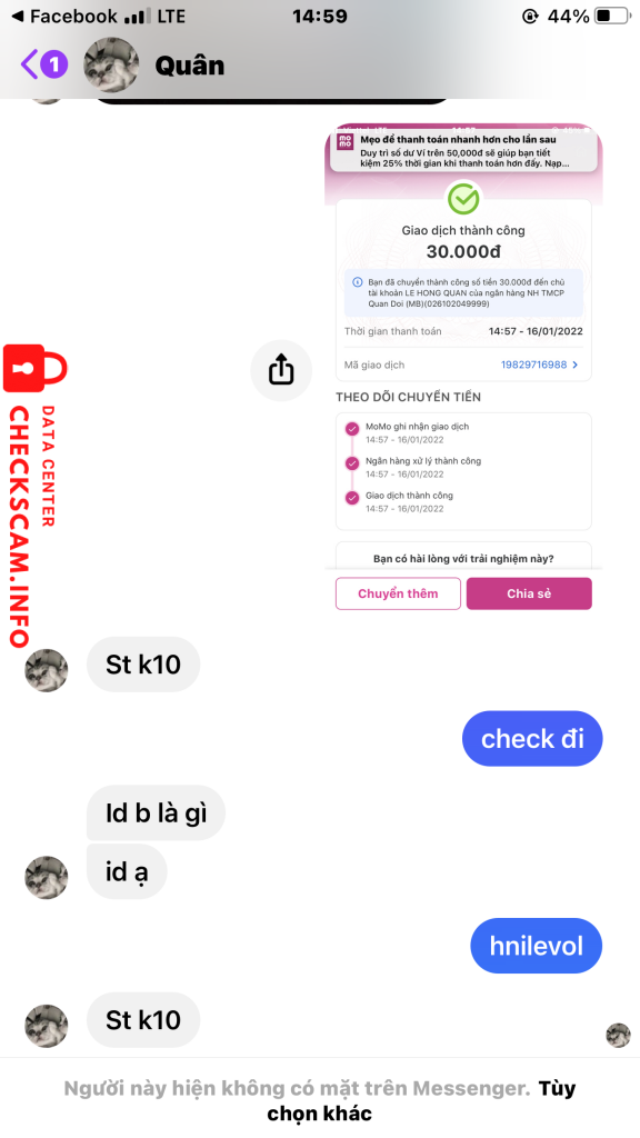 Preuves contre Lê hồng Quân