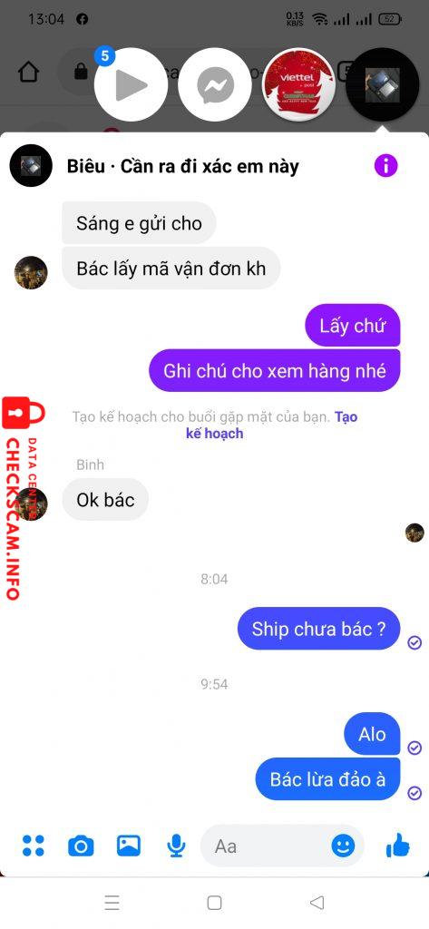 Preuves contre Do Khanh Binh