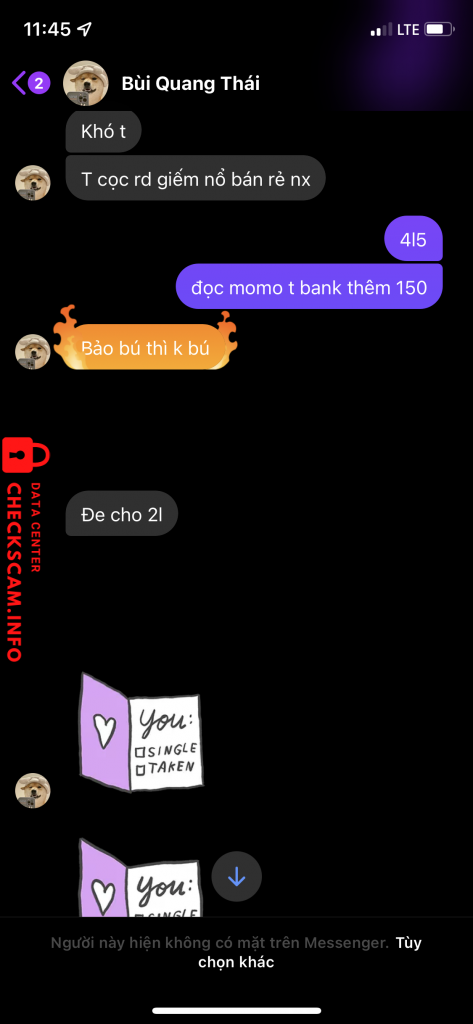 Preuves contre Bùi Quang Thái