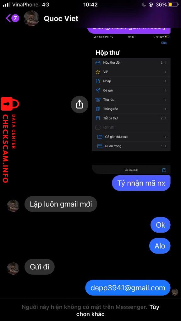 Preuves contre Quốc Việt