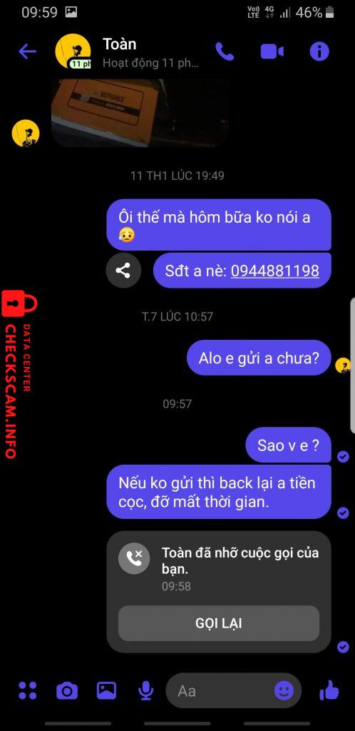Preuves contre Nguyễn Công Toàn