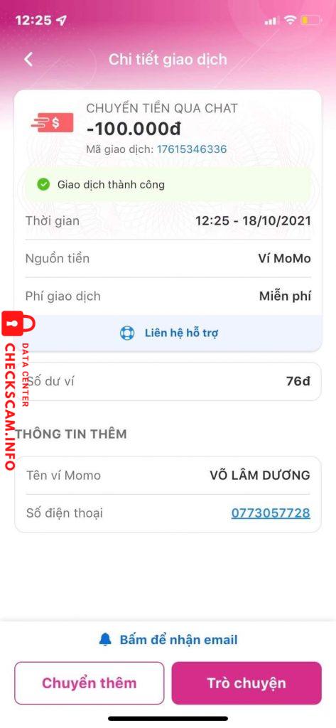 Preuves contre Võ Lâm Dương
