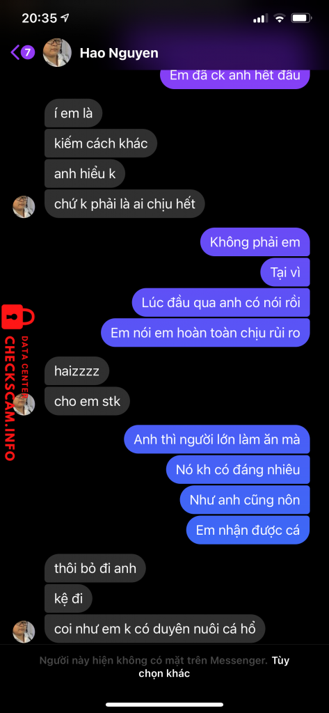Preuves contre Nguyễn Minh Hào
