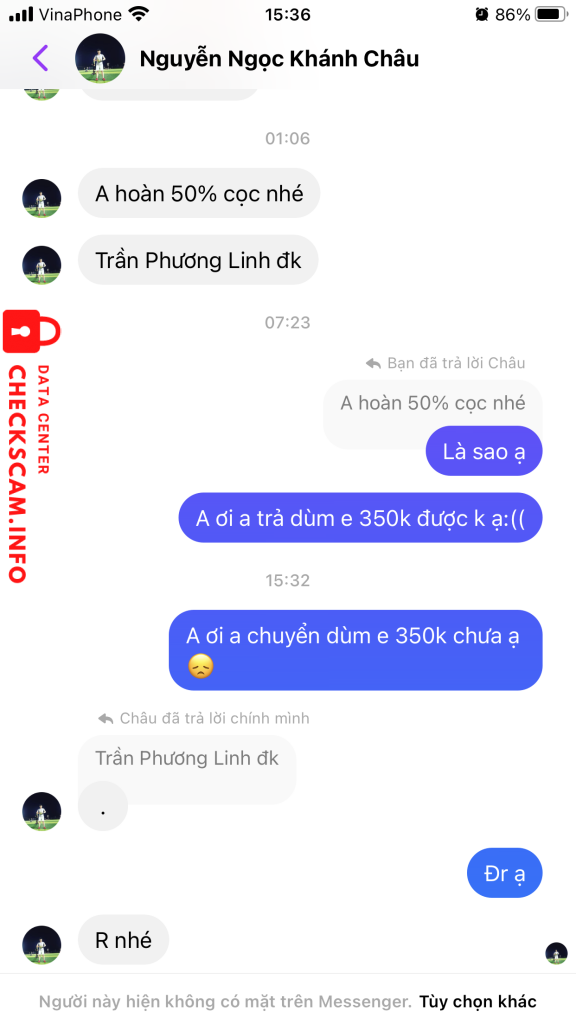 Preuves contre Nguyễn Ngọc Khánh Châu