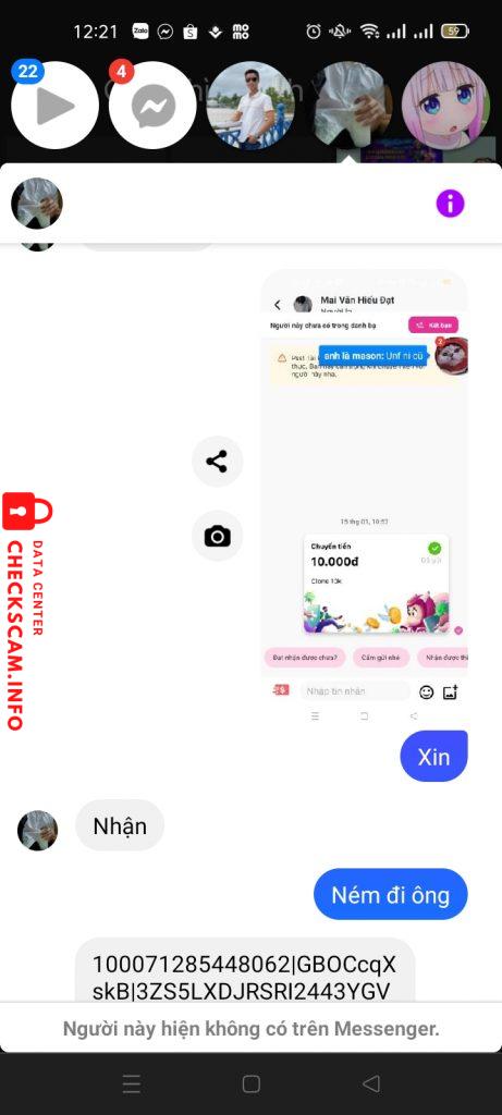 Preuves contre Mai Văn Hiếu Đạt