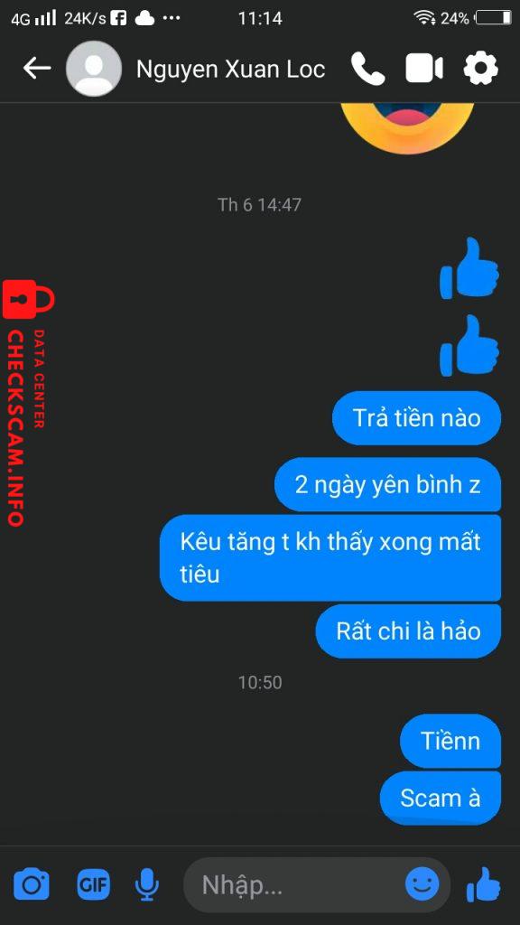 Preuves contre Nguyen Xuan Loc