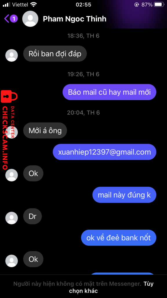 Ebidensya laban sa Pham Ngoc Thinh