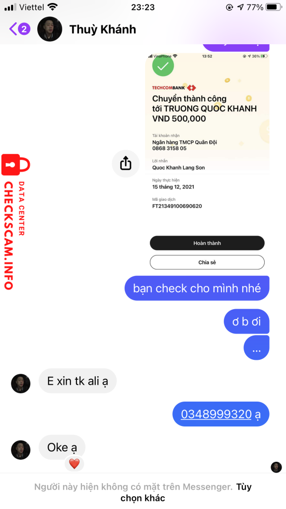 Ebidensya laban sa Truong Quoc Khanh