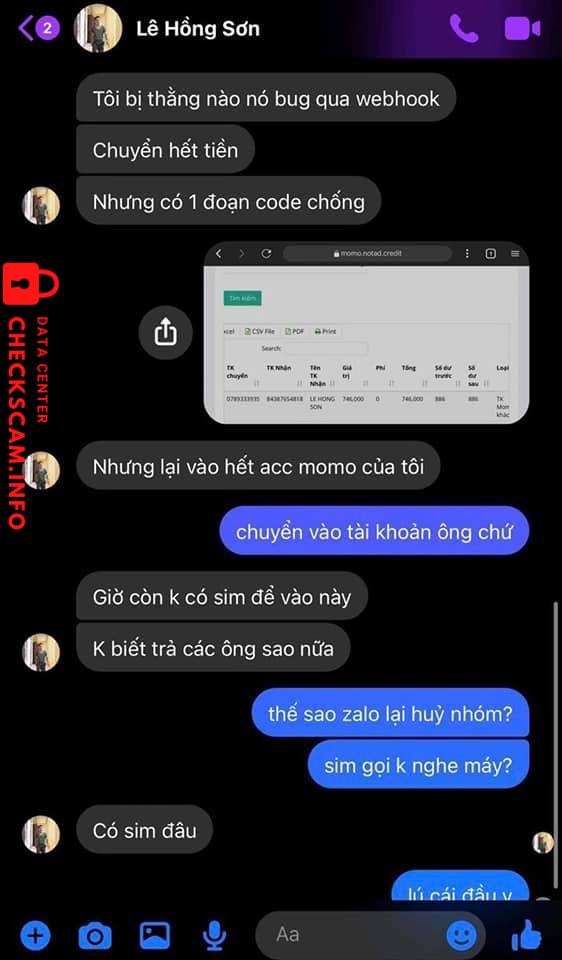 Ebidensya laban sa Lê Hồng Sơn