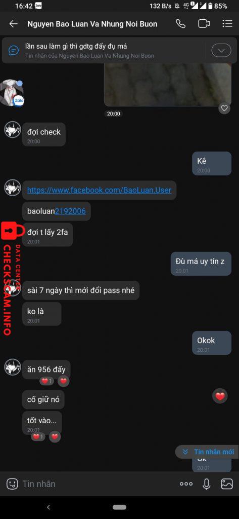Ebidensya laban sa Nguyễn Văn Bảo Luân