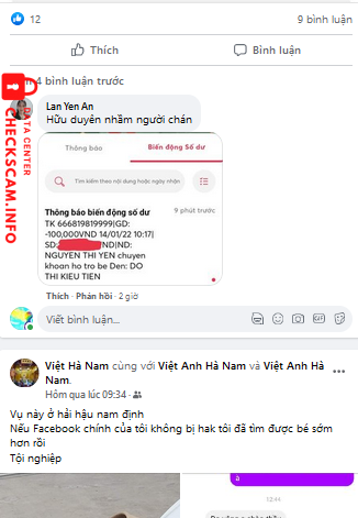 Ebidensya laban sa Đỗ Thị Kiều Tiên