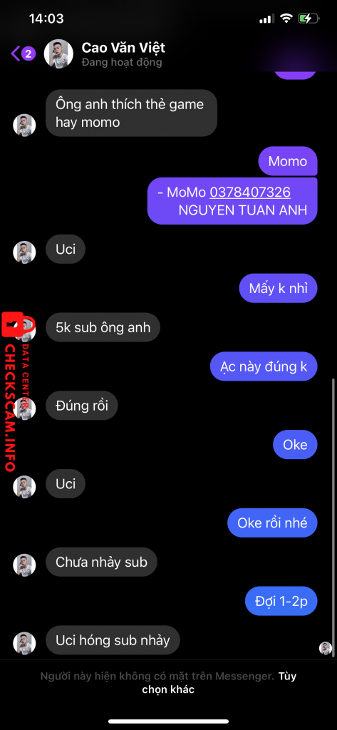 Ebidensya laban sa Cao Van Viet