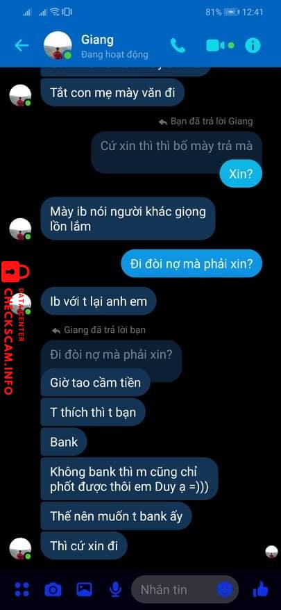 Ebidensya laban sa Hà Trường Giang