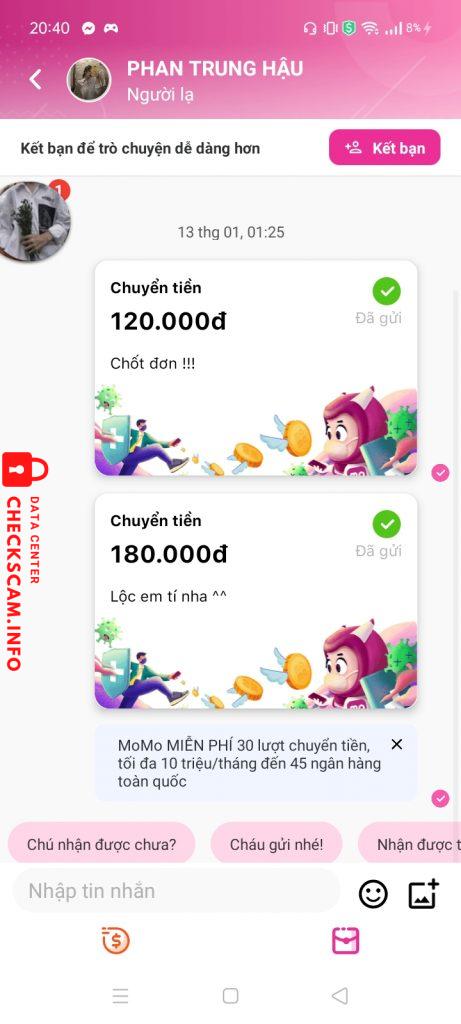Ebidensya laban sa Phan Trung Hậu