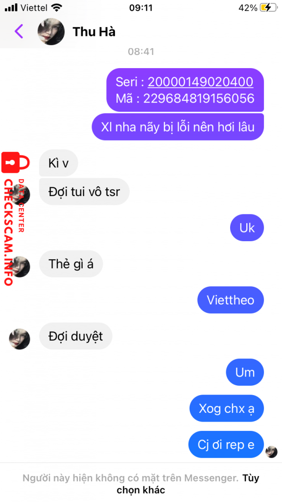 Ebidensya laban sa Thu Hà