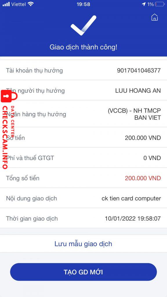 Ebidensya laban sa Luu Hoang An