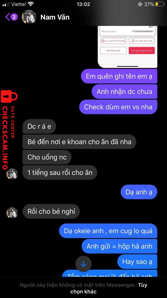 Ebidensya laban sa Trần Văn Nam