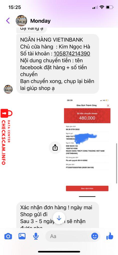 Ebidensya laban sa Kim Ngọc Hà