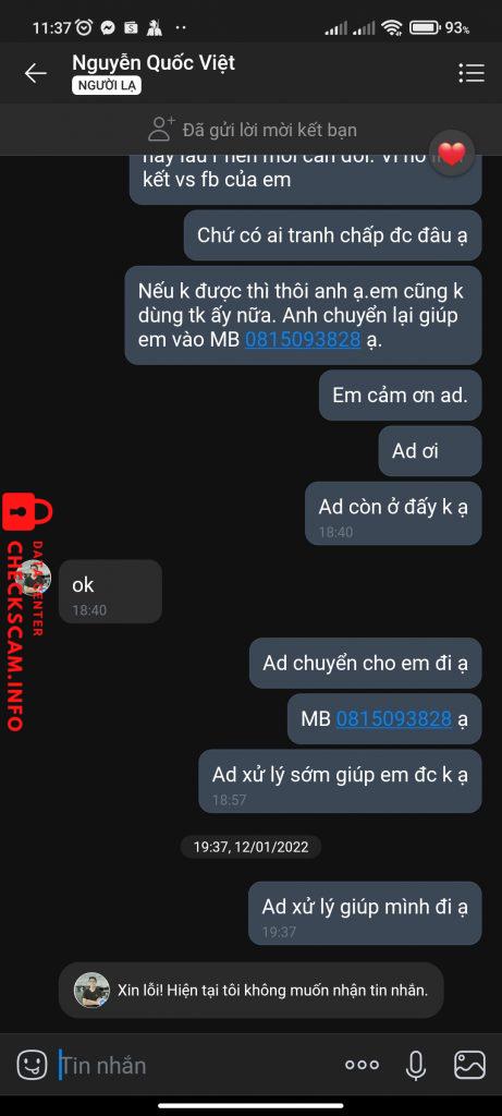 Ebidensya laban sa Nguyễn Quốc Việt