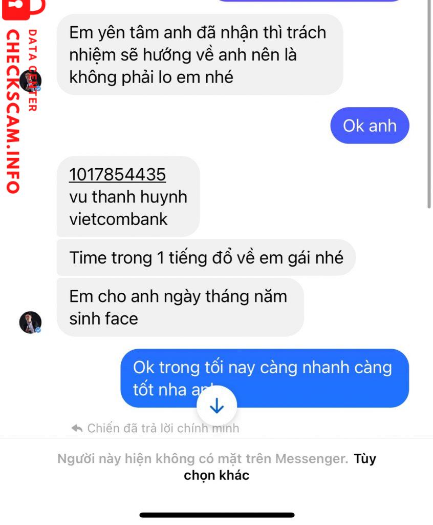 Ebidensya laban sa Vu Thanh Huynh
