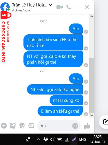 Ebidensya laban sa Trần Lê Huy Hoàng