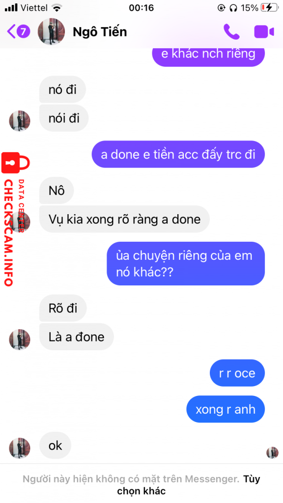 针对的证据 Ngo Dinh Tien