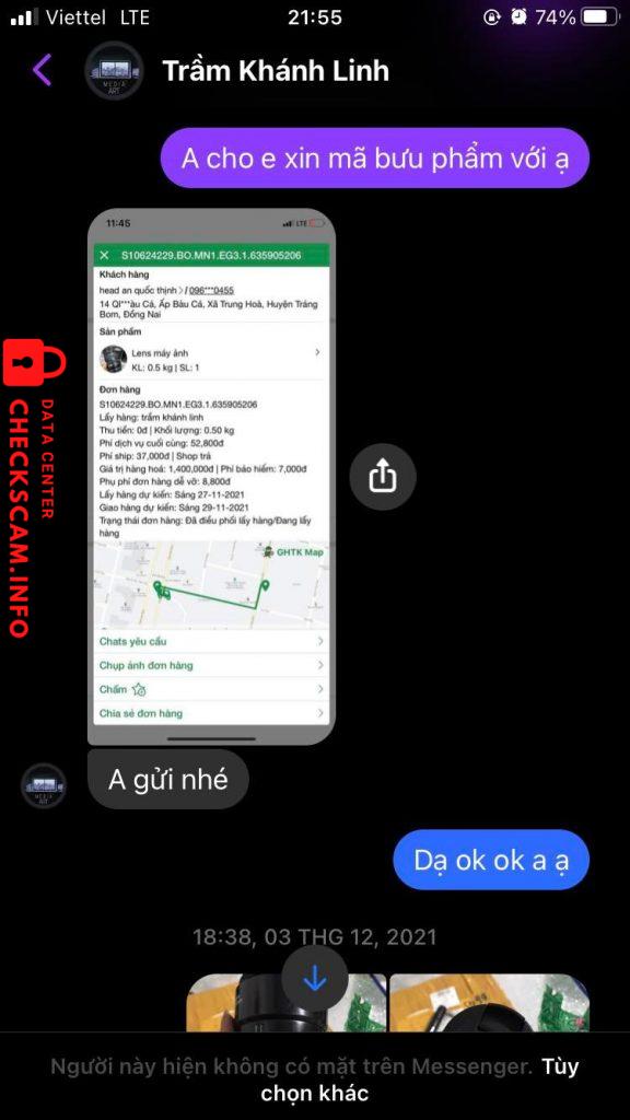 针对的证据 Tram Khanh Linh